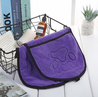 Quick Drying Microfiber Pet Bath Towel